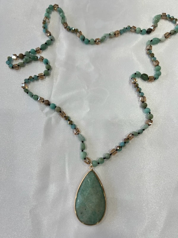 Collier amazonite