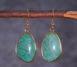 Boucles d'oreilles aventurine