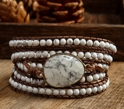 Bracelet howlite long